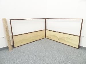 桑縁透し腰風炉先屛風（兼中斎自筆・書付）（共箱）